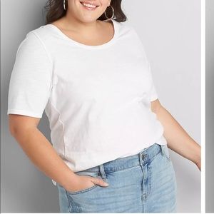Lane Bryant Perfect Scoop Neck Tee Size 34/36